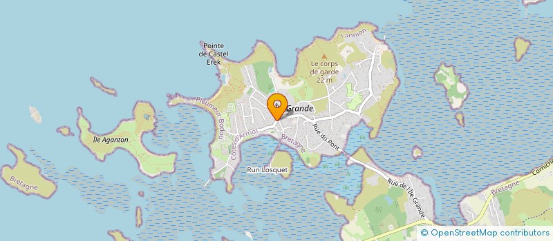 localisation de l'entreprise SCI 3-B  PLEUMEUR-BODOU