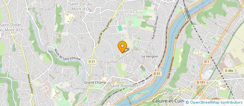 localisation de l'entreprise SCI 3 B  SAINT-CYR-AU-MONT-D'OR