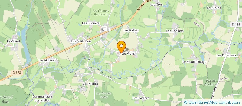 localisation de l'entreprise SCI 3 B  RATTE