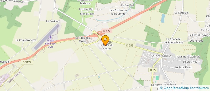 localisation de l'entreprise SCI 3 B à SAINTE-MARIE