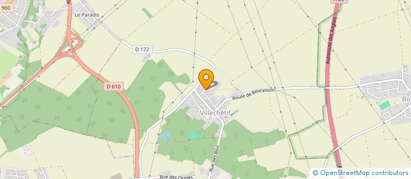 localisation de l'entreprise SCI 3 BARS  VILLECHETIF