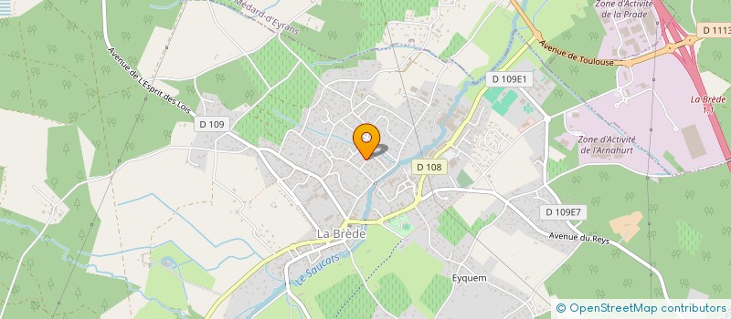 localisation de l'entreprise SCI 3 BIGS  LA BREDE