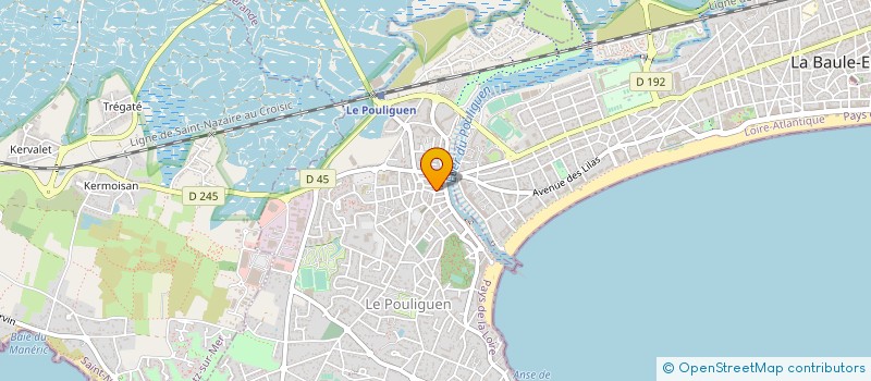 localisation de l'entreprise SCI 3 BIS  LE POULIGUEN