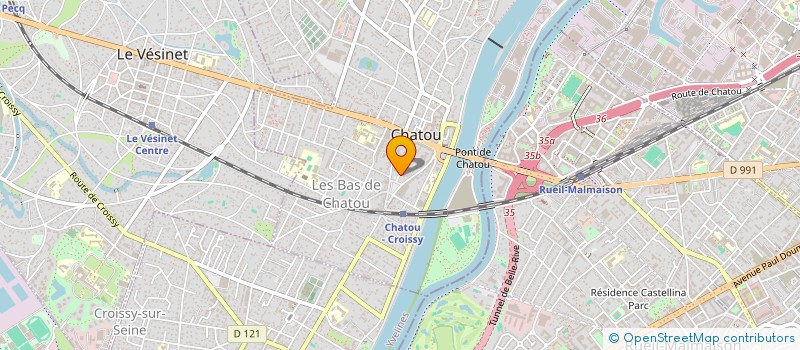 localisation de l'entreprise SCI 3 BIS MARECHAL JOFFRE  CHATOU