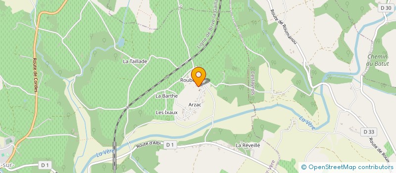 localisation de l'entreprise SCI 3 BM  CAHUZAC-SUR-VERE