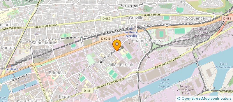 localisation de l'entreprise SCI 3 BRINDEL à LE HAVRE