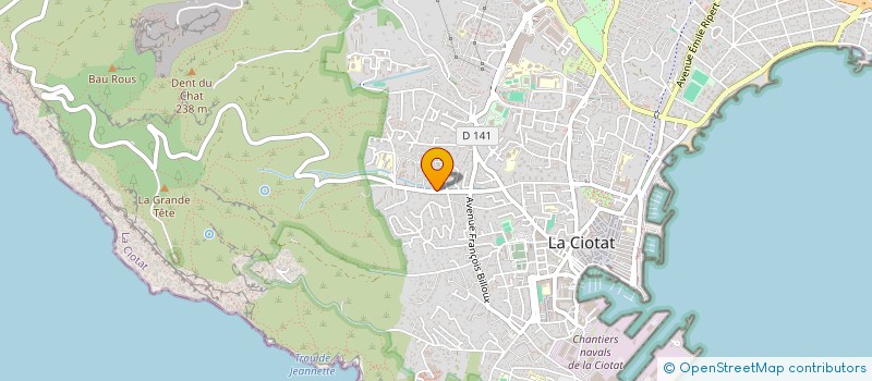 localisation de l'entreprise SCI 3 C  LA CIOTAT