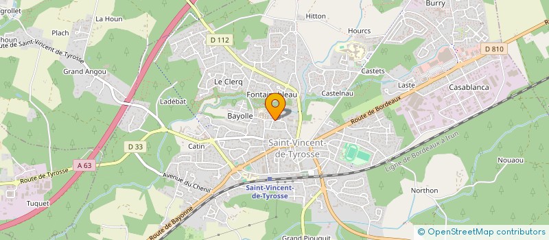 localisation de l'entreprise SCI 3 C à SAINT-VINCENT-DE-TYROSSE