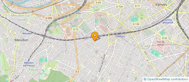localisation de l'entreprise SCI 3 C  CLAMART