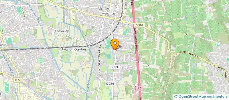 localisation de l'entreprise SCI 3 C  MORIERES-LES-AVIGNON