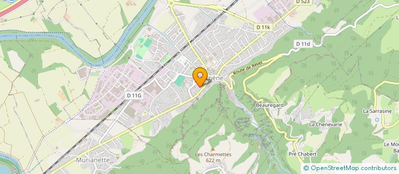 localisation de l'entreprise SCI 3 C  DOMENE