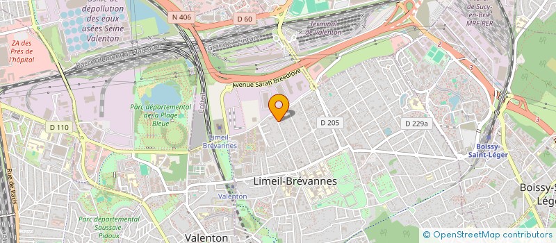 localisation de l'entreprise SCI 3 C  LIMEIL-BREVANNES