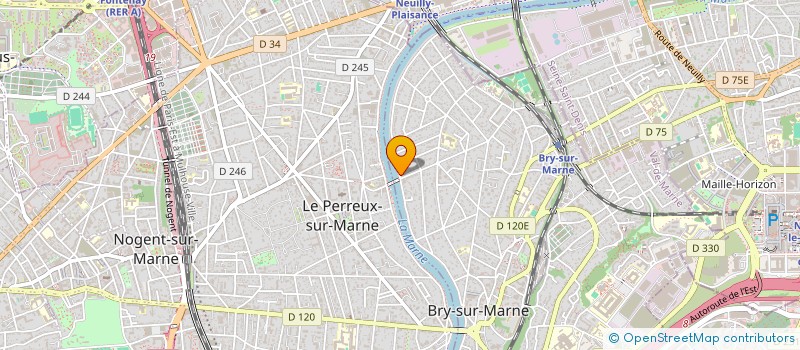 localisation de l'entreprise SCI 3 CATES  BRY-SUR-MARNE