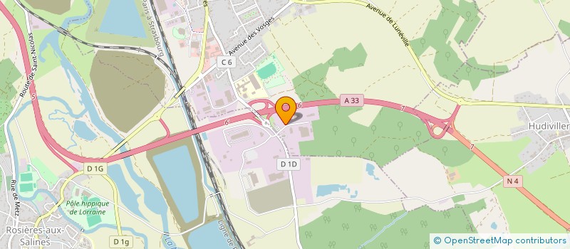 localisation de l'entreprise SCI 3 CHARLES HERMITE  DOMBASLE-SUR-MEURTHE