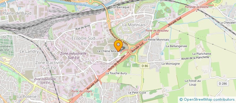localisation de l'entreprise SCI 3 CHENES à CESSON-SEVIGNE