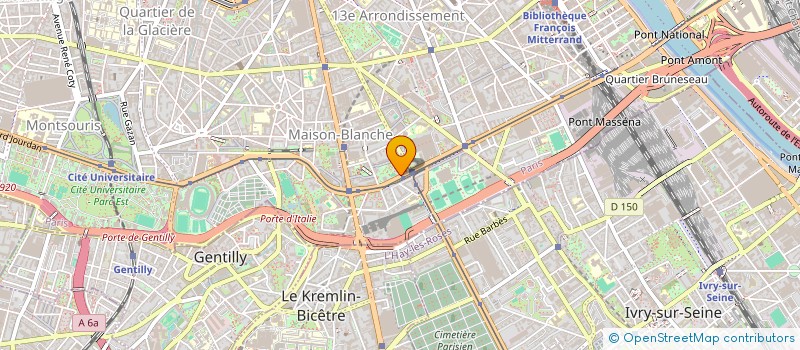 localisation de l'entreprise SCI 3 CHOISY  PARIS