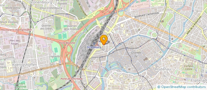 localisation de l'entreprise SCI 3 CHRIS  STRASBOURG