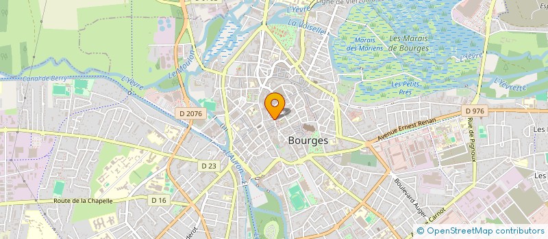 localisation de l'entreprise SCI 3 COUR DE L ORATOIRE  BOURGES