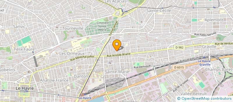 localisation de l'entreprise SCI 3 D 2 K M à LE HAVRE