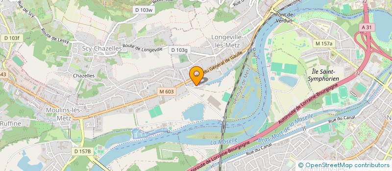 localisation de l'entreprise SCI 3 D  SCY-CHAZELLES