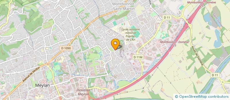 localisation de l'entreprise SCI 3 D  MEYLAN