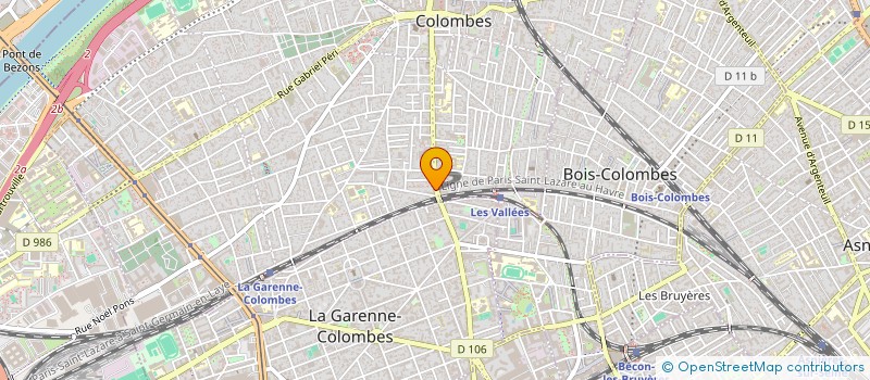 localisation de l'entreprise SCI 3 D à COLOMBES