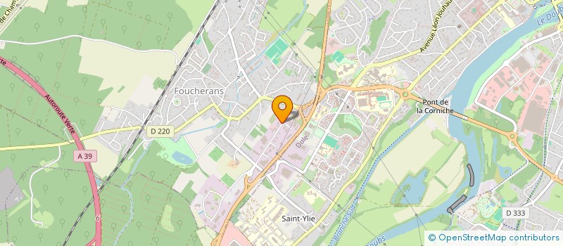 localisation de l'entreprise SCI 3 D  FOUCHERANS