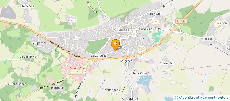 localisation de l'entreprise SCI 3 D  SARZEAU