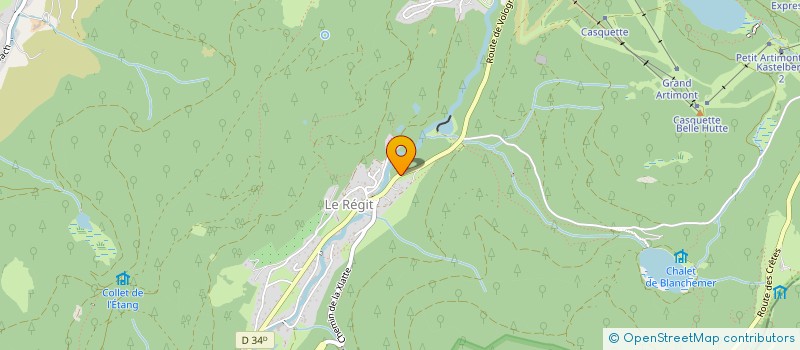 localisation de l'entreprise SCI 3 D  LA BRESSE