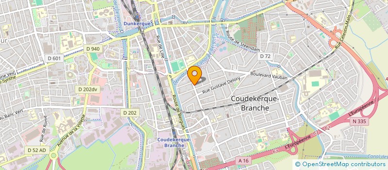 localisation de l'entreprise SCI 3 D S  COUDEKERQUE-BRANCHE