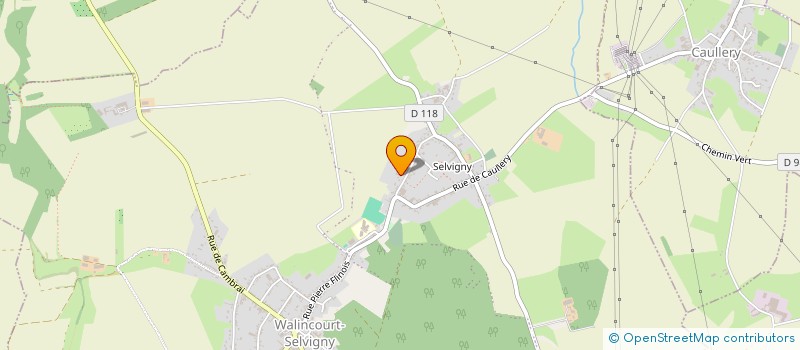 localisation de l'entreprise SCI 3 D TEX  WALINCOURT-SELVIGNY