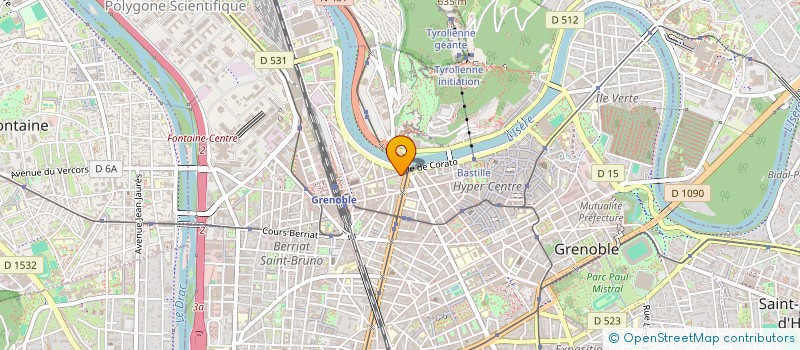 localisation de l'entreprise SCI 3 DAUPHINS  GRENOBLE