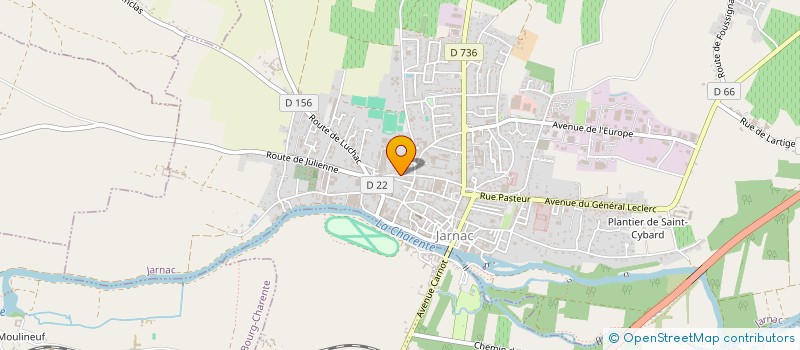 localisation de l'entreprise SCI 3 DU CHATEAU à JARNAC