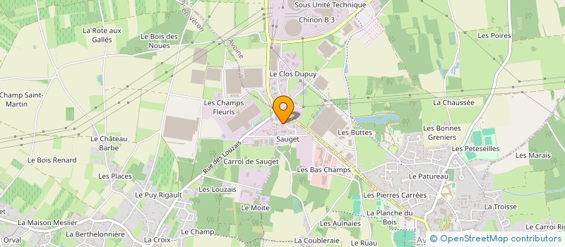 localisation de l'entreprise SCI 3 ELLES  BEAUMONT EN VERON
