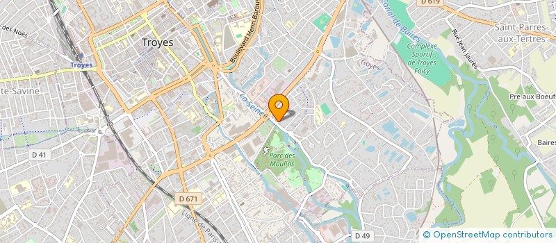 localisation de l'entreprise SCI 3 ET 10 à TROYES