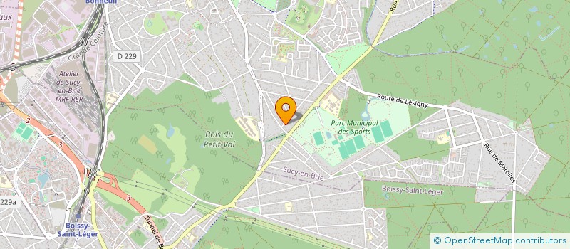 localisation de l'entreprise SCI 3 F  SUCY-EN-BRIE