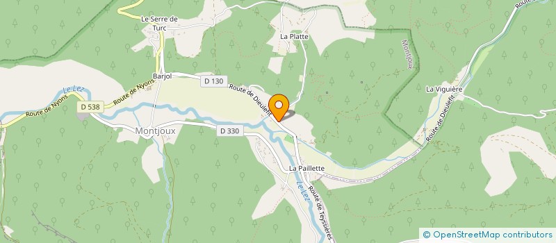 localisation de l'entreprise SCI 3 FEVRIER 41  MONTJOUX