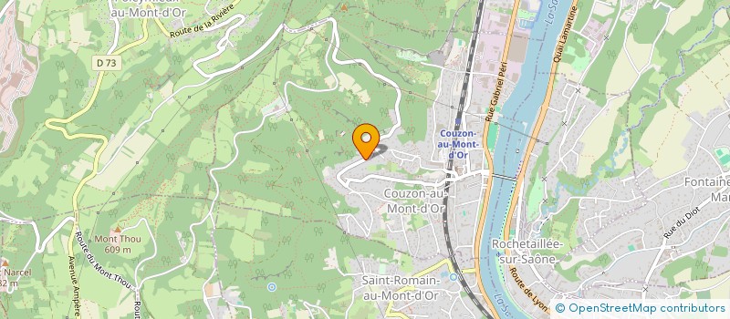 localisation de l'entreprise SCI 3 FL  COUZON-AU-MONT-D'OR