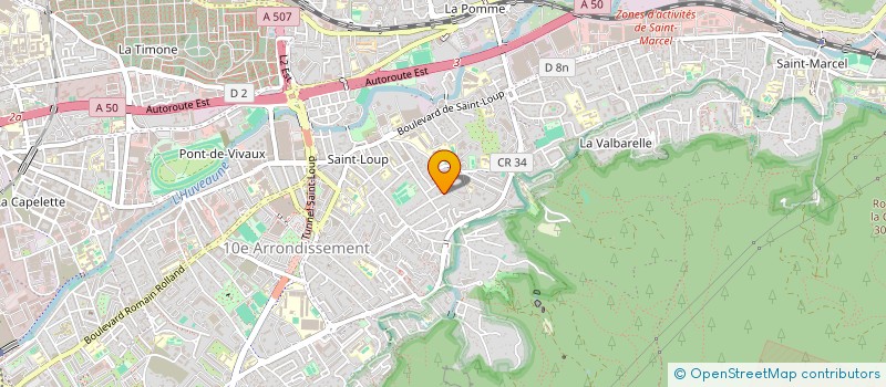 localisation de l'entreprise SCI 3 FRERES à MARSEILLE