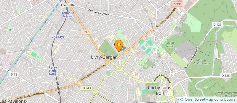localisation de l'entreprise SCI 3 FRERES à LIVRY-GARGAN