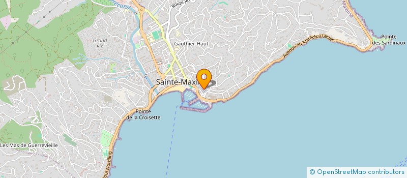 localisation de l'entreprise SCI 3 FRERES INVEST à SAINTE-MAXIME