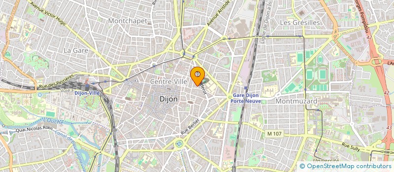 localisation de l'entreprise SCI 3 G à DIJON