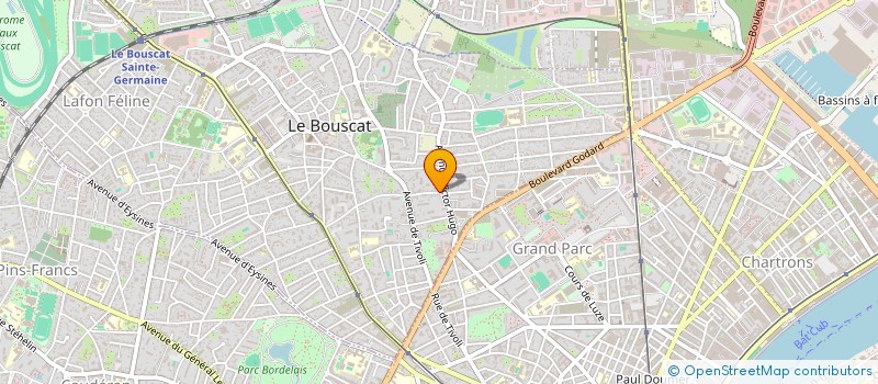 localisation de l'entreprise SCI 3 G  LE BOUSCAT