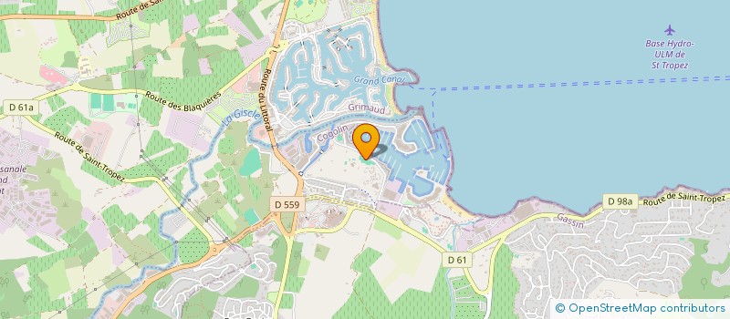 localisation de l'entreprise SCI 3 G à COGOLIN