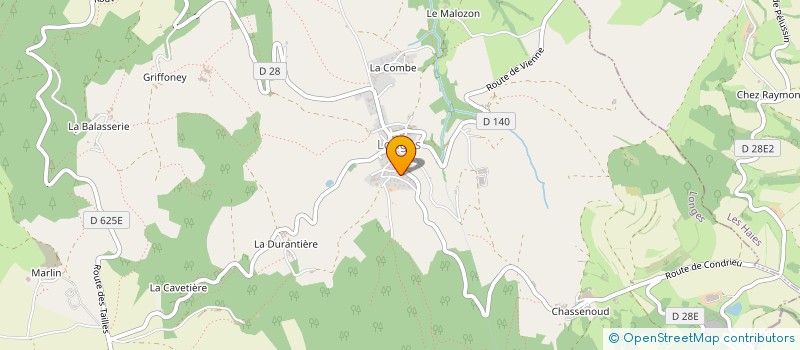 localisation de l'entreprise SCI 3 G  AMPUIS