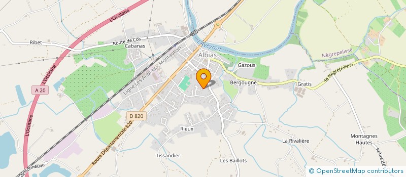 localisation de l'entreprise SCI 3 G FROID  ALBIAS