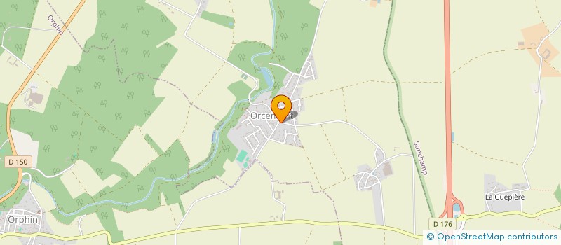 localisation de l'entreprise SCI 3 GROULARD  ORCEMONT