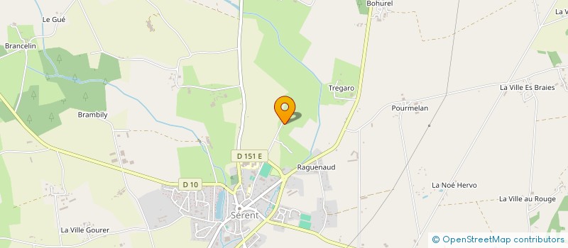 localisation de l'entreprise SCI 3 GUYOT  SERENT