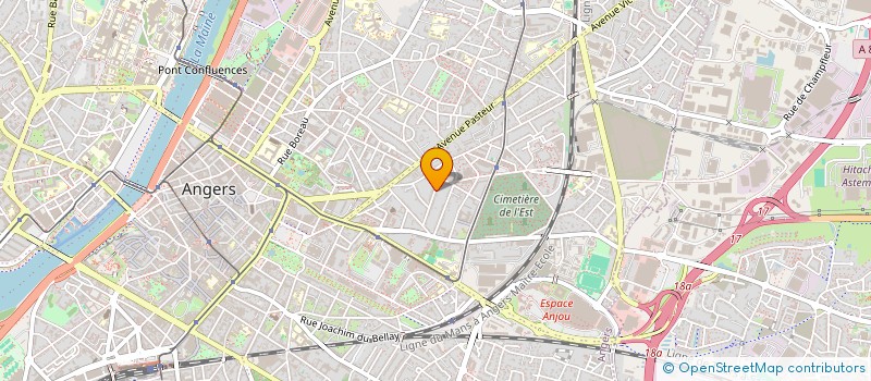 localisation de l'entreprise SCI 3 H à ANGERS
