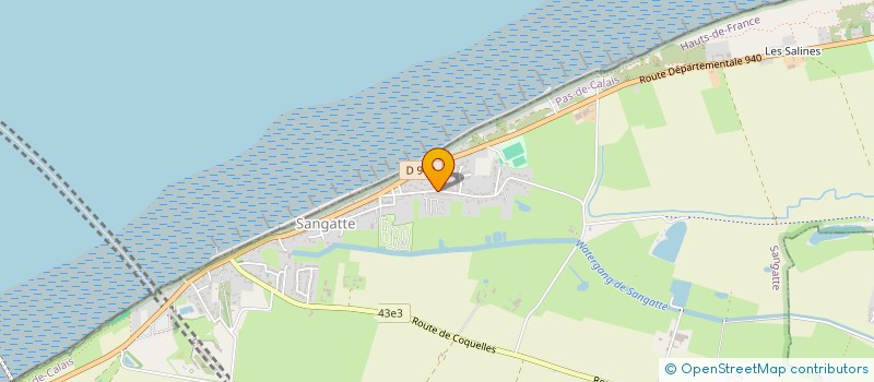 localisation de l'entreprise SCI 3 H  SANGATTE